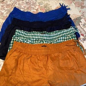 J Crew Linen Shorts